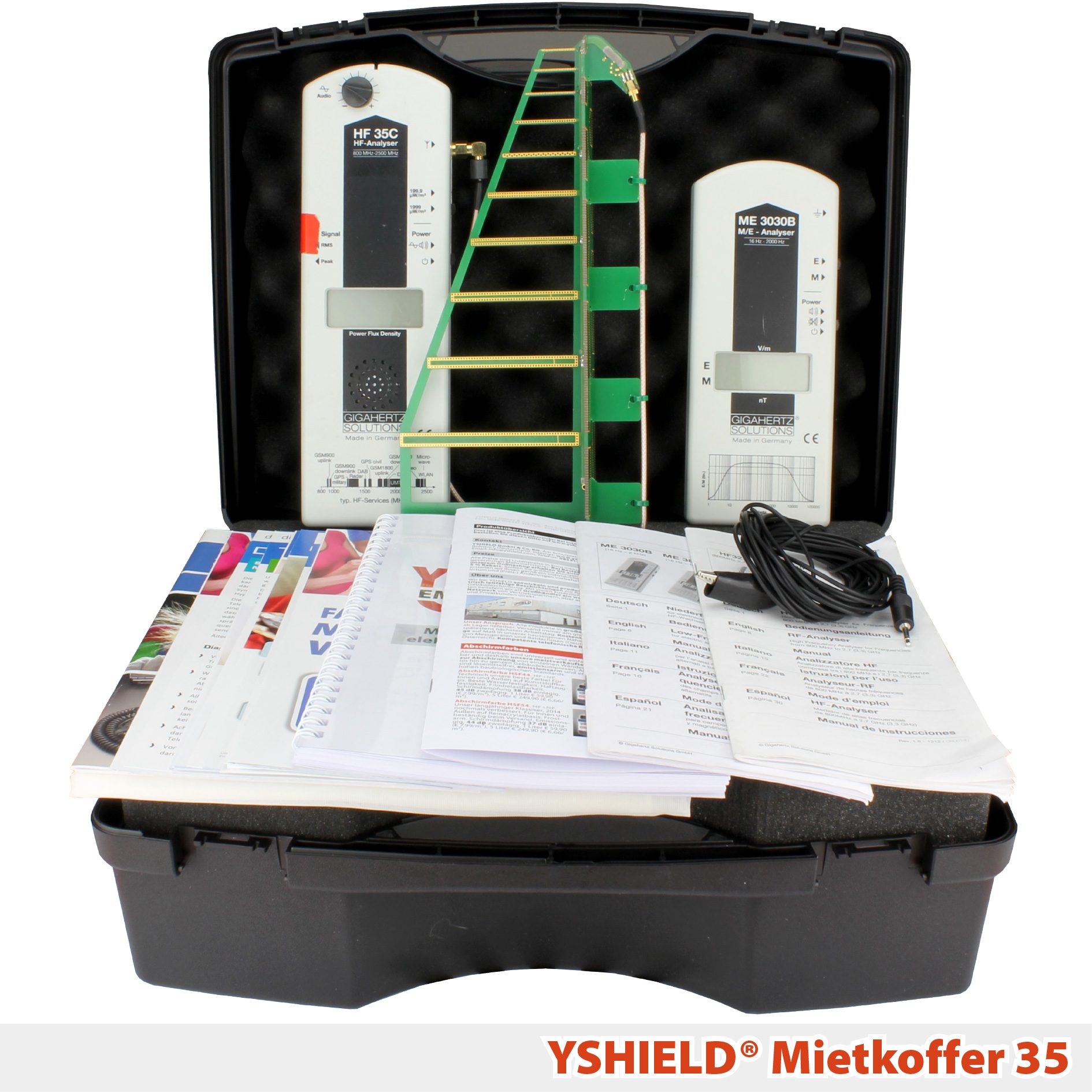 YSHIELD® 35 | Mietkoffer | Miete 7 Tage