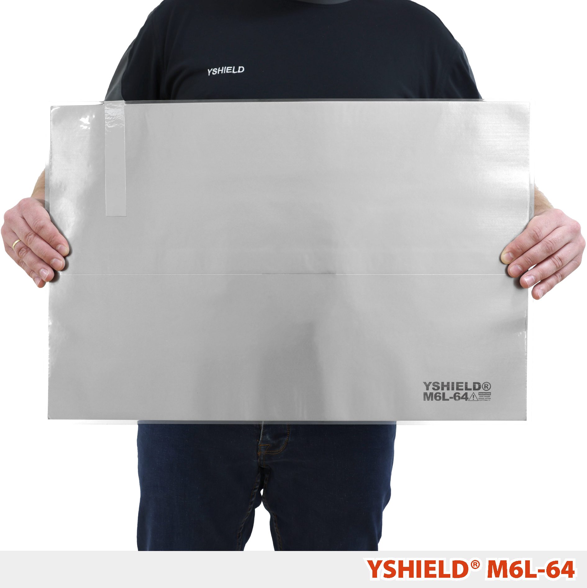YSHIELD® M6L-64 | Sechslagige Magnetfeld-Abschirmplatte | 59x40 cm
