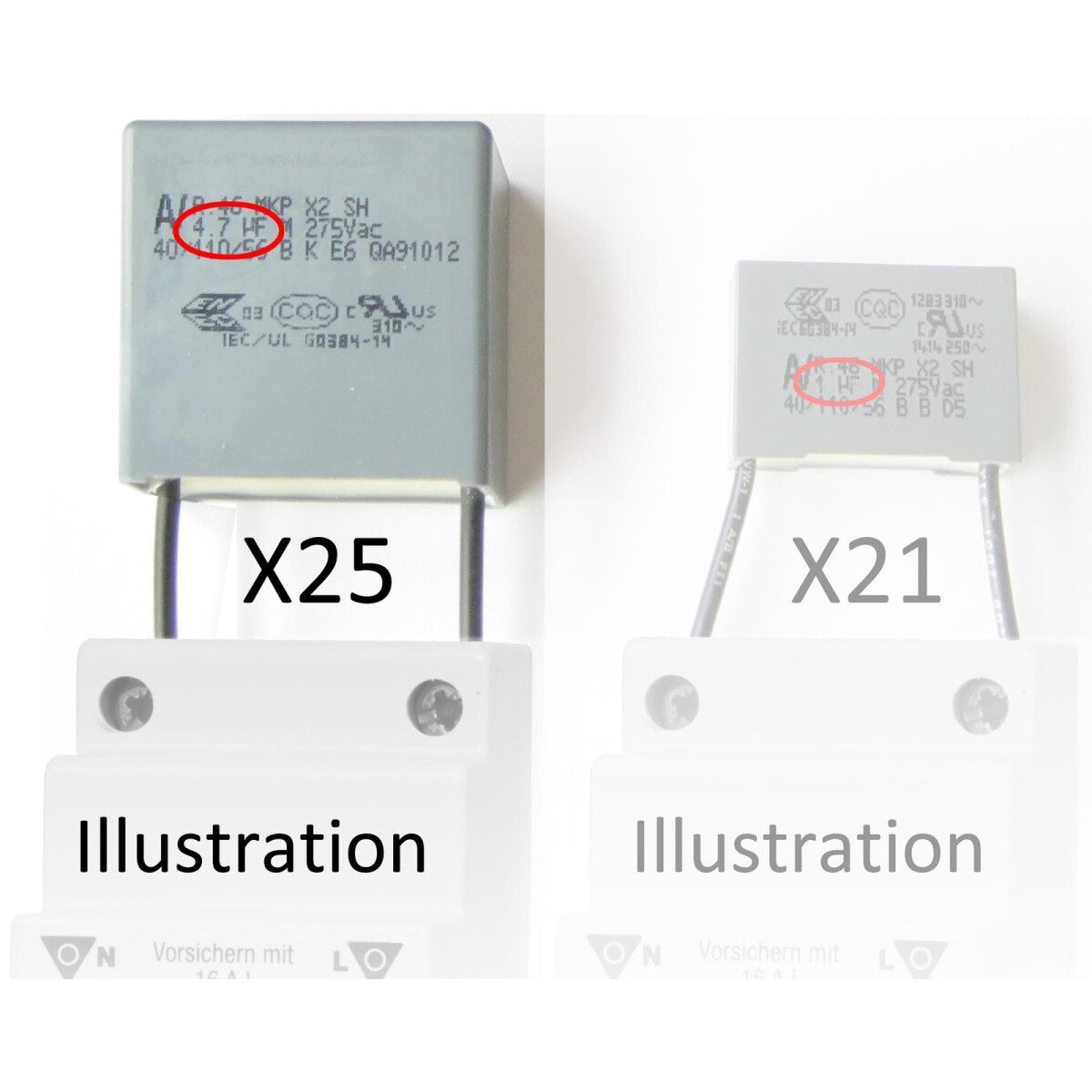 Netzfilter 4,7uF X25 | Zubehör