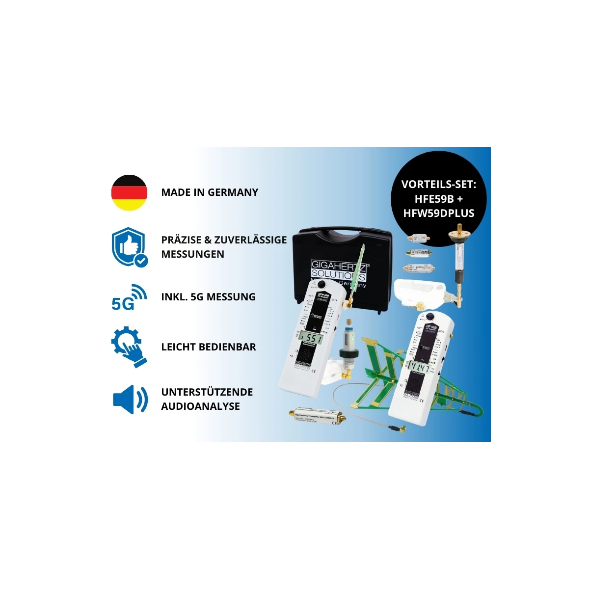 Ultrabreitband HF Analyser Set HFEW59BD plus