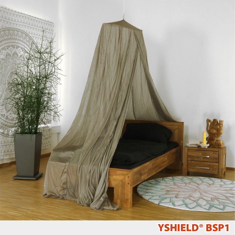 YSHIELD® BSP1 | SAFECAVE Abschirmbaldachin | Pyramide Einzelbett