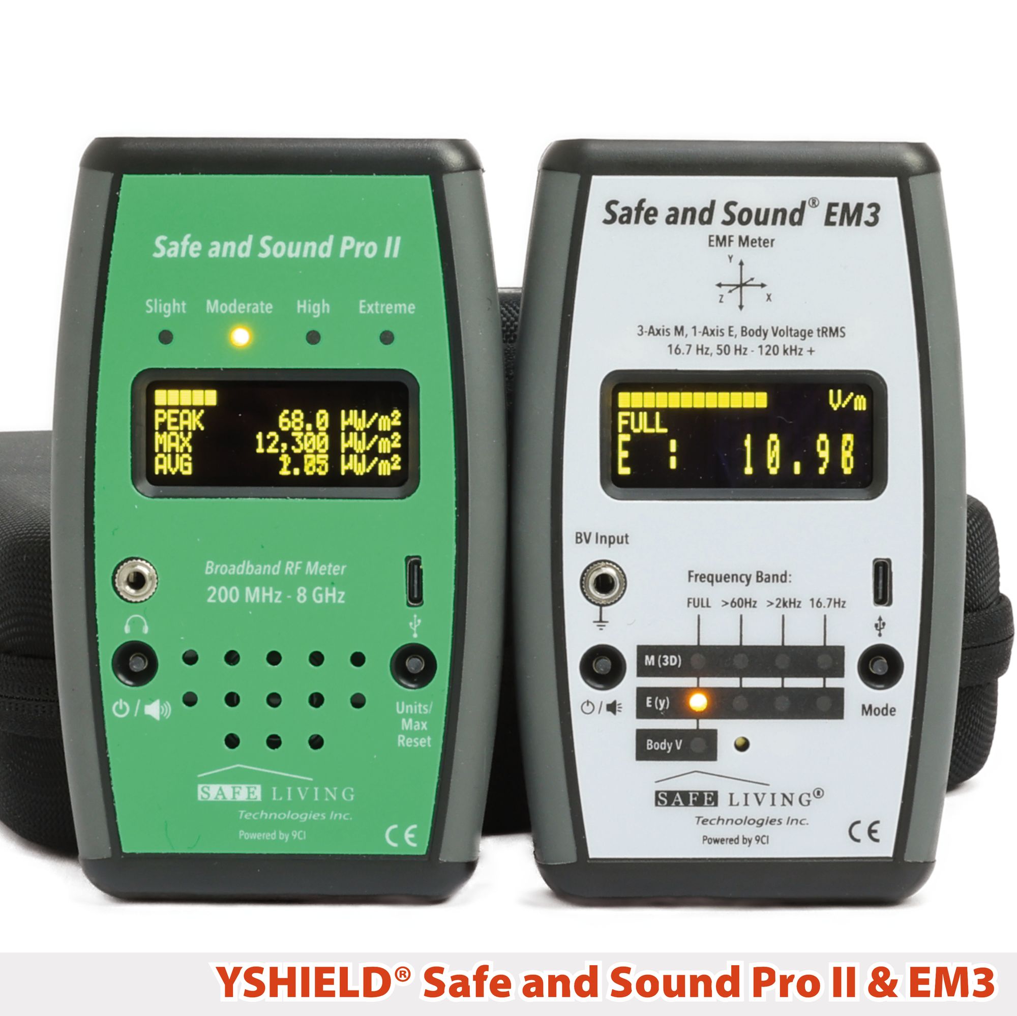 Safe & Sound Messgeräteset | PRO2 & EM3