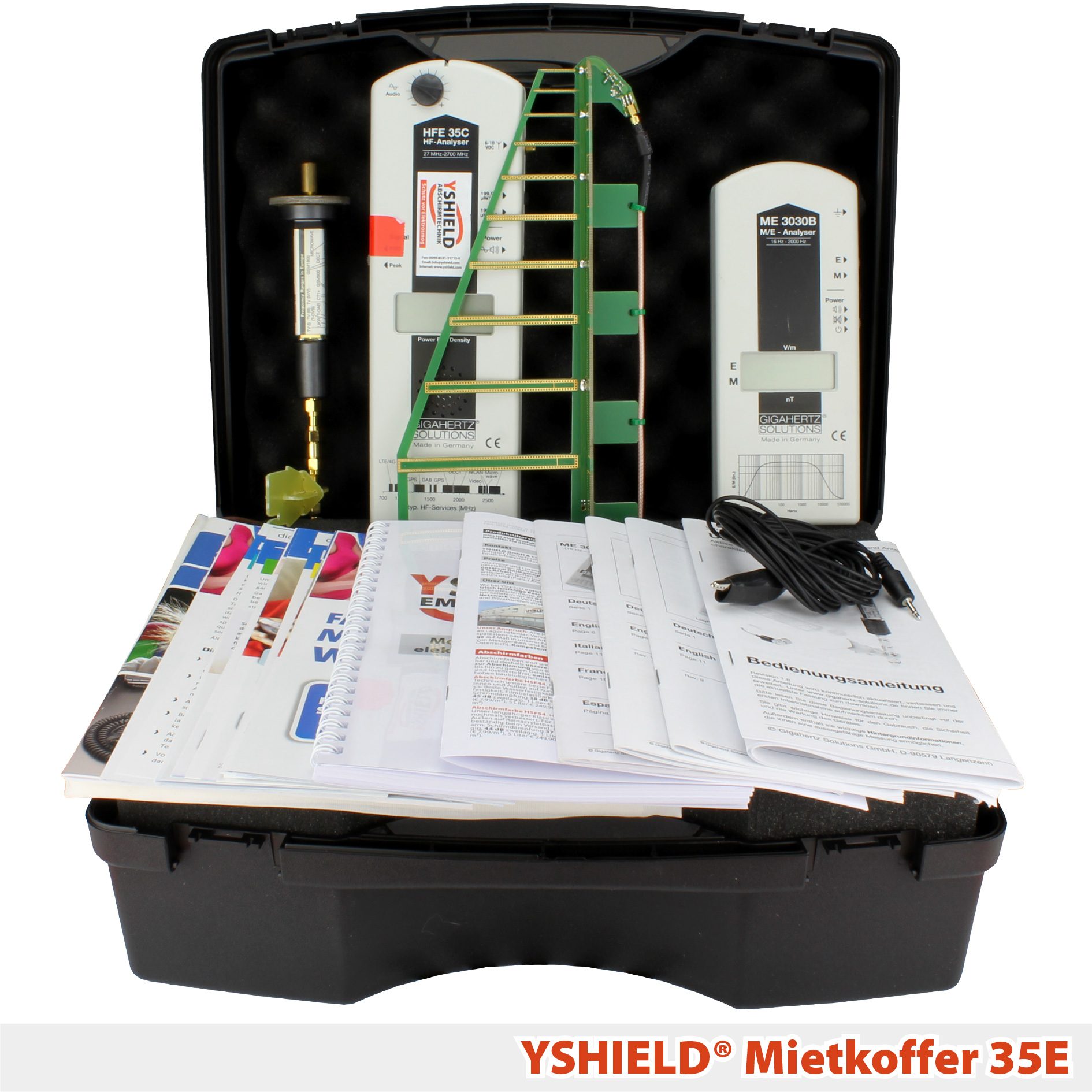 YSHIELD® 35E | Mietkoffer | Miete 7 Tage