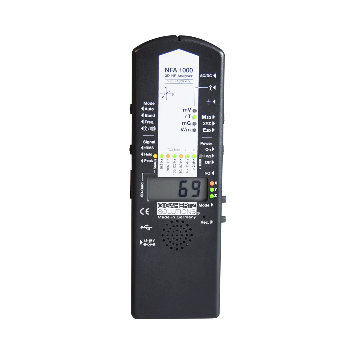 3D-NF-Analyser mit Datenlogger NFA1000