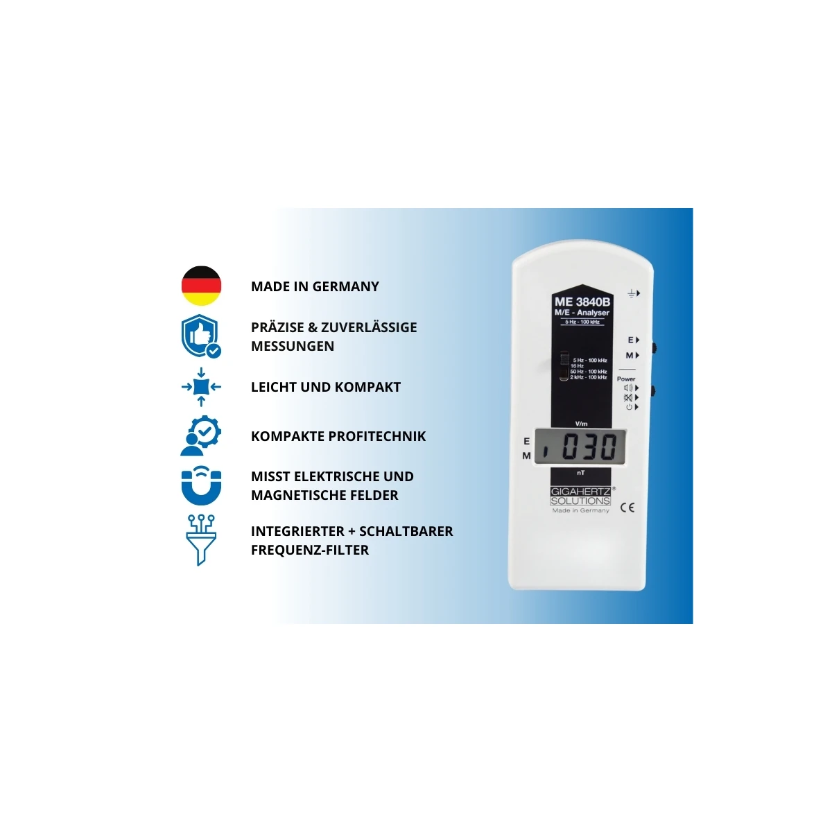 Gigahertz-Solutions ME3840B | Messgerät